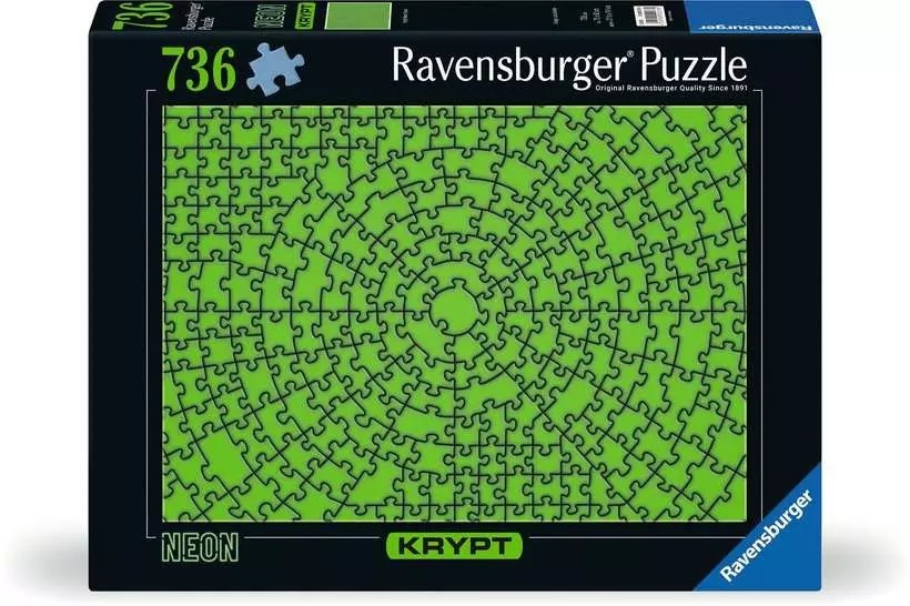 4005555002765 Пазл 736 деталей Криптовый неоново-зеленый Ravensburger Polska 6090₽