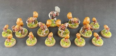 Unbemalte Fantasy Football Eichhörnchen Mannschaft. Ideal für Spiele wie Blood Bowl