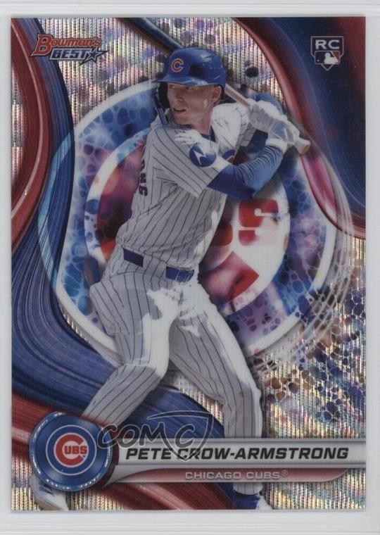 2024 Bowman's Best Wave Refractor Pete Crow-Armstrong #17 0kq