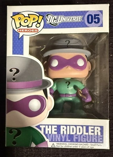 The Riddler Funko Pop! Heroes #05 | Vinyl Figure Batman, Rare, Vaulted