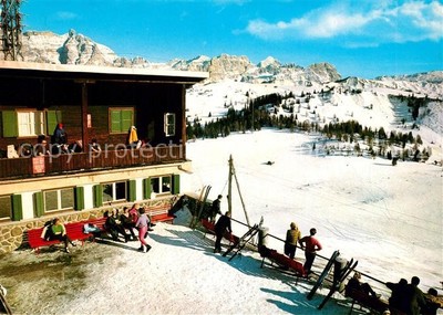 Val Badia Corvara Gadertal Huette Col-Alta Sessellift