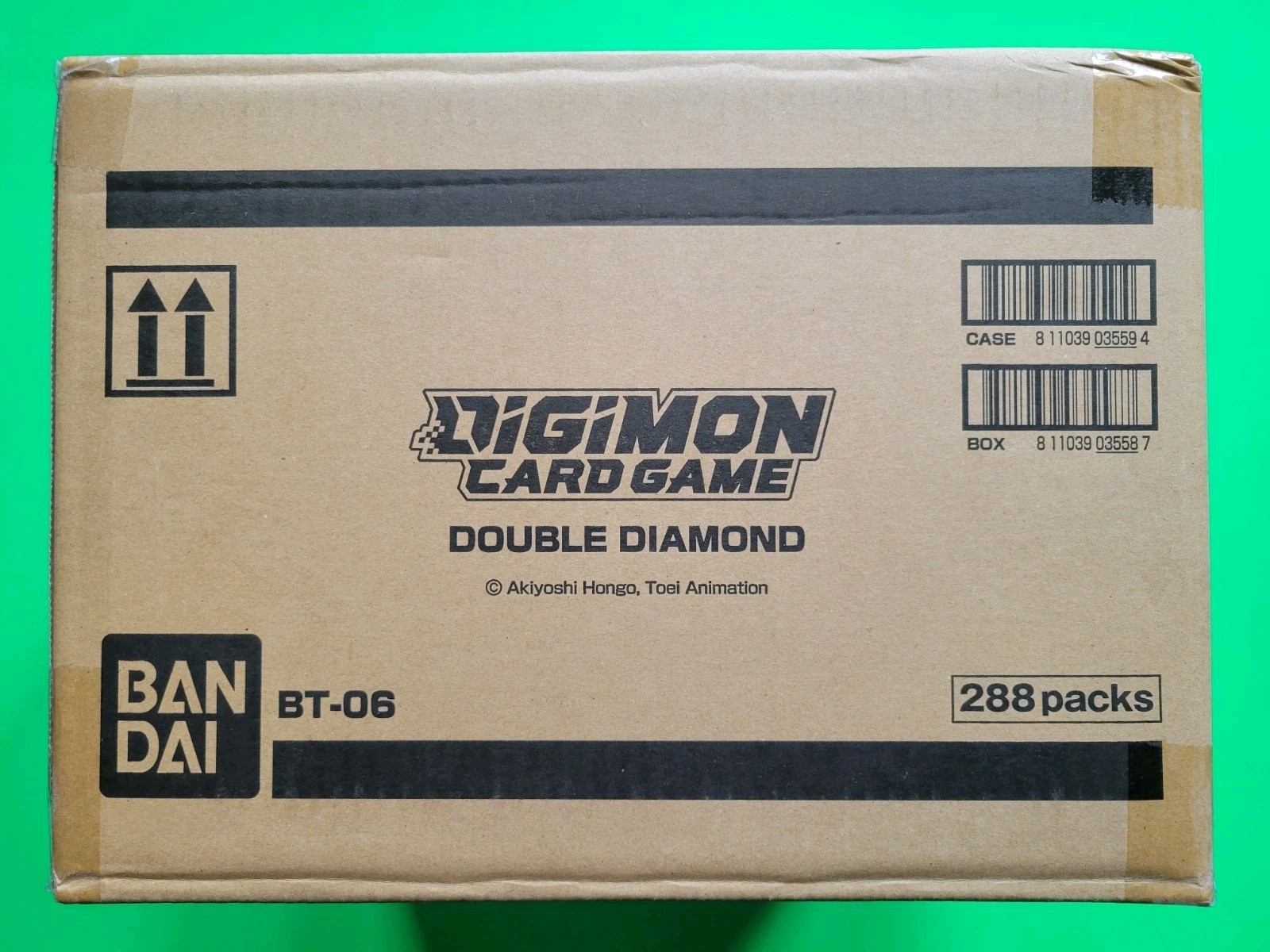 DIGIMON ENGLISH CARD TCG BT-06 DOUBLE DIAMOND SEALED CASE OF 12 BOXES 288 PACKS