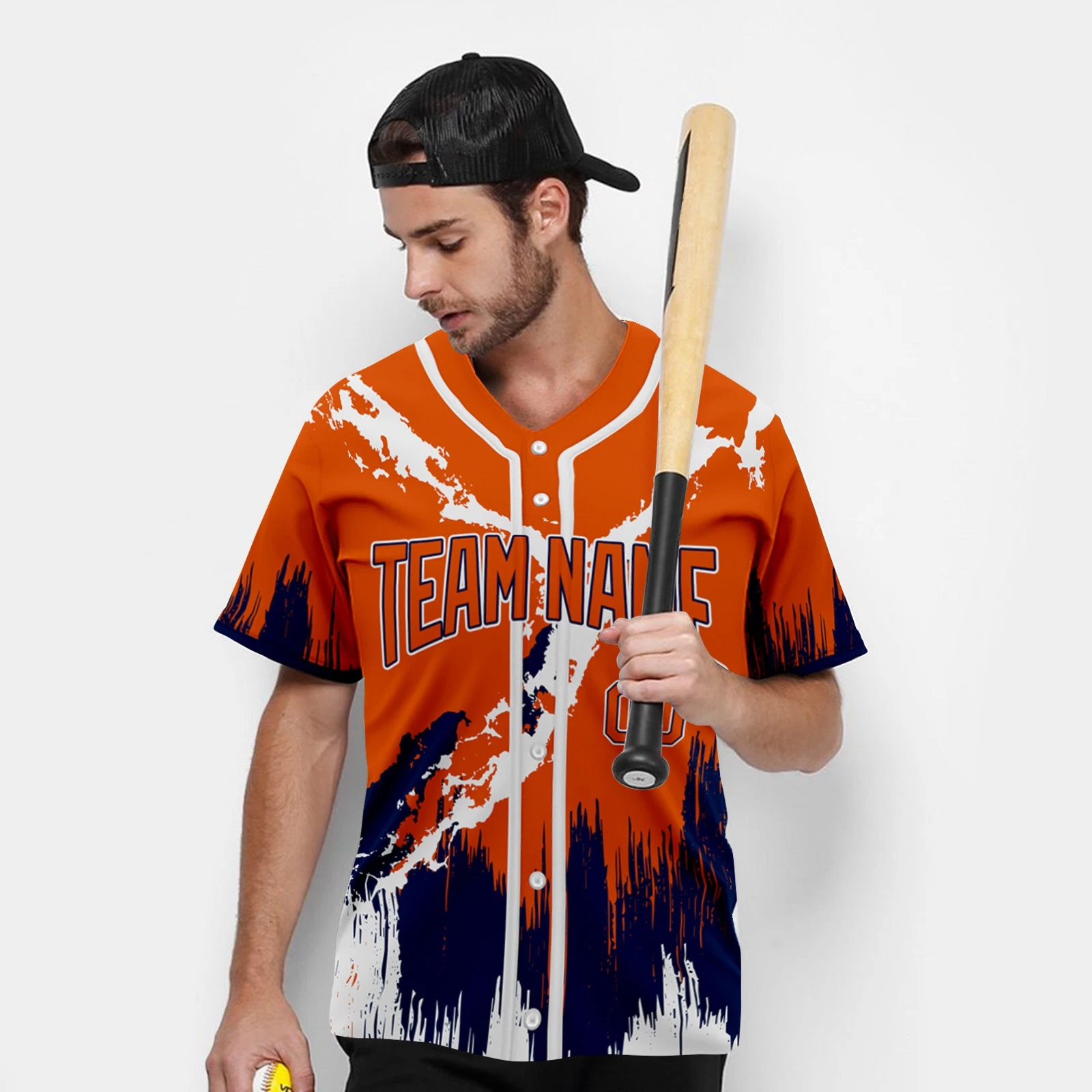 Houston Lightning Jersey Custom Baseball Jersey Youth/Mens Name All Size