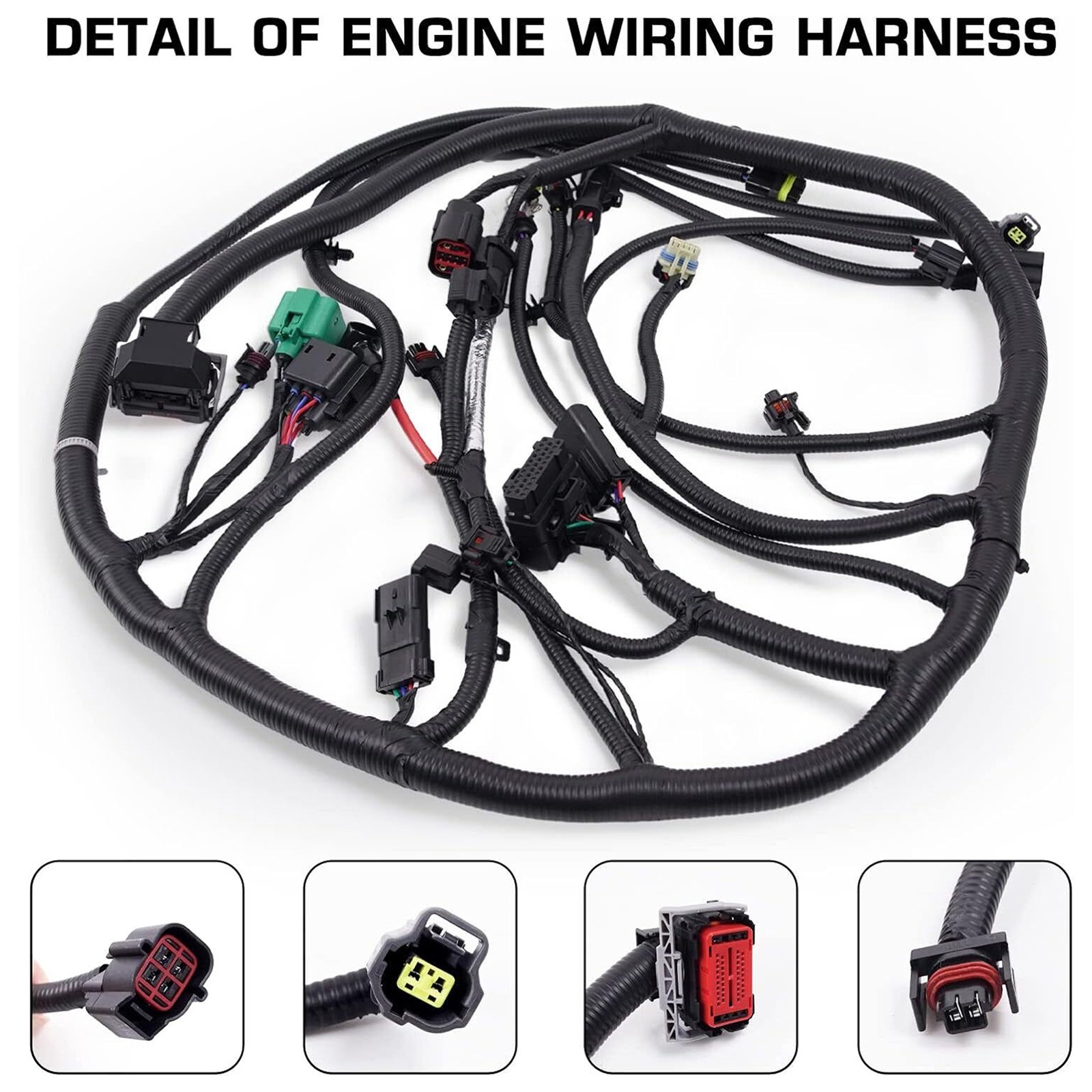 Engine Wiring Harness 5C3Z-12B637-BA For 2005-2007 Ford Super Duty Diesel 6.0L thumbnail 9