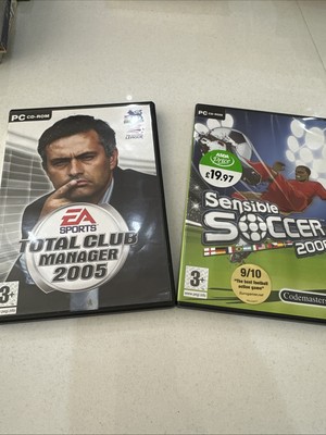 Total Club Manager 2005 & Sensible Soccer 2006 Bundle. Komplette Boxen & Handbücher.