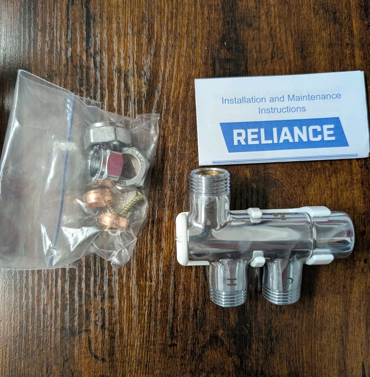 Reliance Heatguard TMV3 Thermostatic Mixing Valve 15mm HEAT135001 (New)
