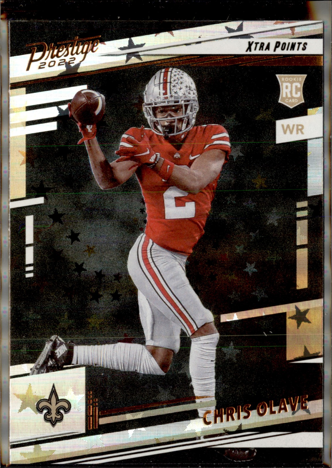 2022 Panini Prestige #310 Chris Olave Xtra Points Diamond 3 1 B