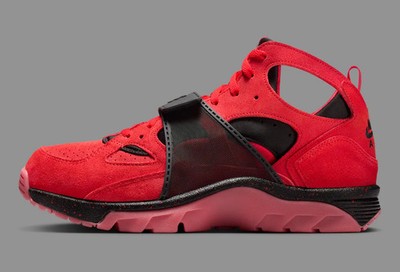 Nike Air Trainer Huarache Challenge Red Black IQ0615-600 sz 10