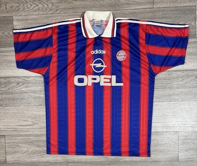 Bayern Munich 1995 1996 1997 Home Football Jersey Soccer Shirt Adidas Size XL