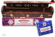Satya R&auml;ucherst&auml;bchen Starter Paket, LAVISA Mischung, R&auml;ucherst&auml;bchen Halter