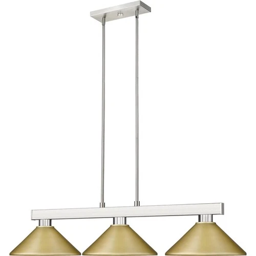 Z-Lite 152BN-MSG Cobalt Billiard Light Brushed Nickel - Picture 3 of 5