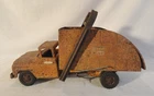 WOW! BEST PATINA EVER ON THIS RARE 1950`S TONKA SANITATION GARBAGE JUNKER TRUCK!