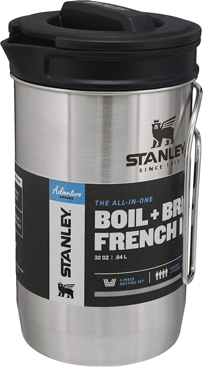 Adventure All-in-One Boil + Brew French Press | 32 OZ