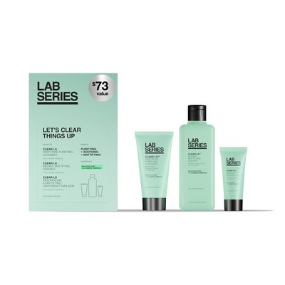 Lab Series Men's Clear LS 3 Step Routine Suitable for Acne Prone Skin - Skin Car
