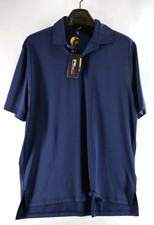 Rlx Ralph Lauren NWT Polo Mens L UV Protection Navy Golf Shirt Casual