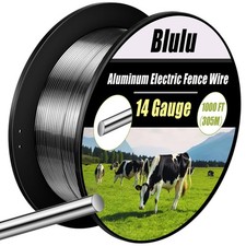 14 Gauge Aluminum Electric Fence Wire 1000 ft Aluminum Garden Electric Fence ...