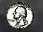 1958 d, Washington Quarter-Unc