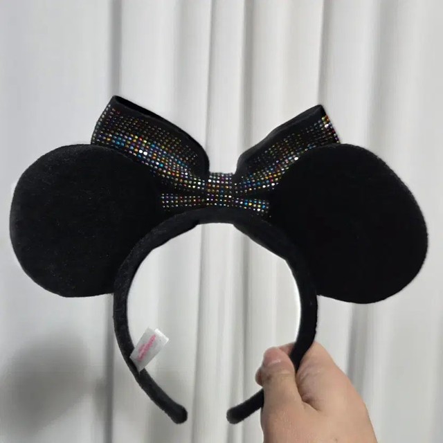 Classic Disney Character Plush, Mickey Mouse Glitter Headband, Vintage