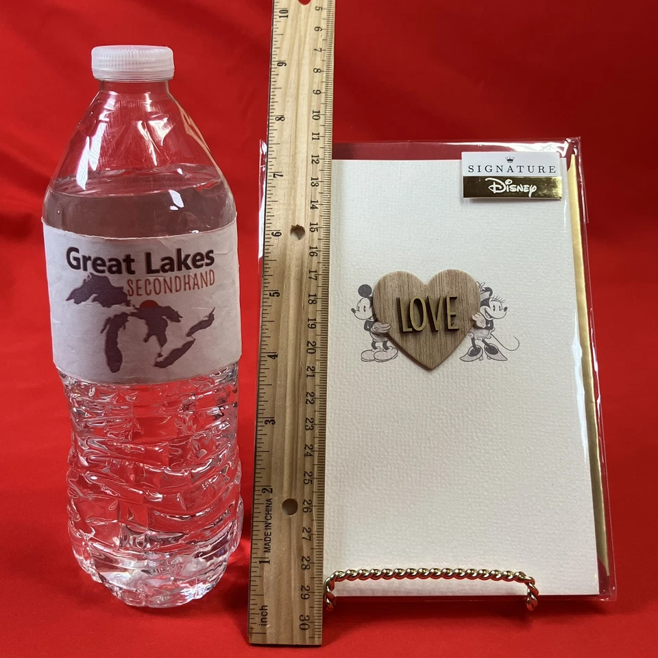 Hallmark Signature Valentine’s Day 3D Card / Env. Disney Mickey & Minnie / Cute - Image 2 of 4