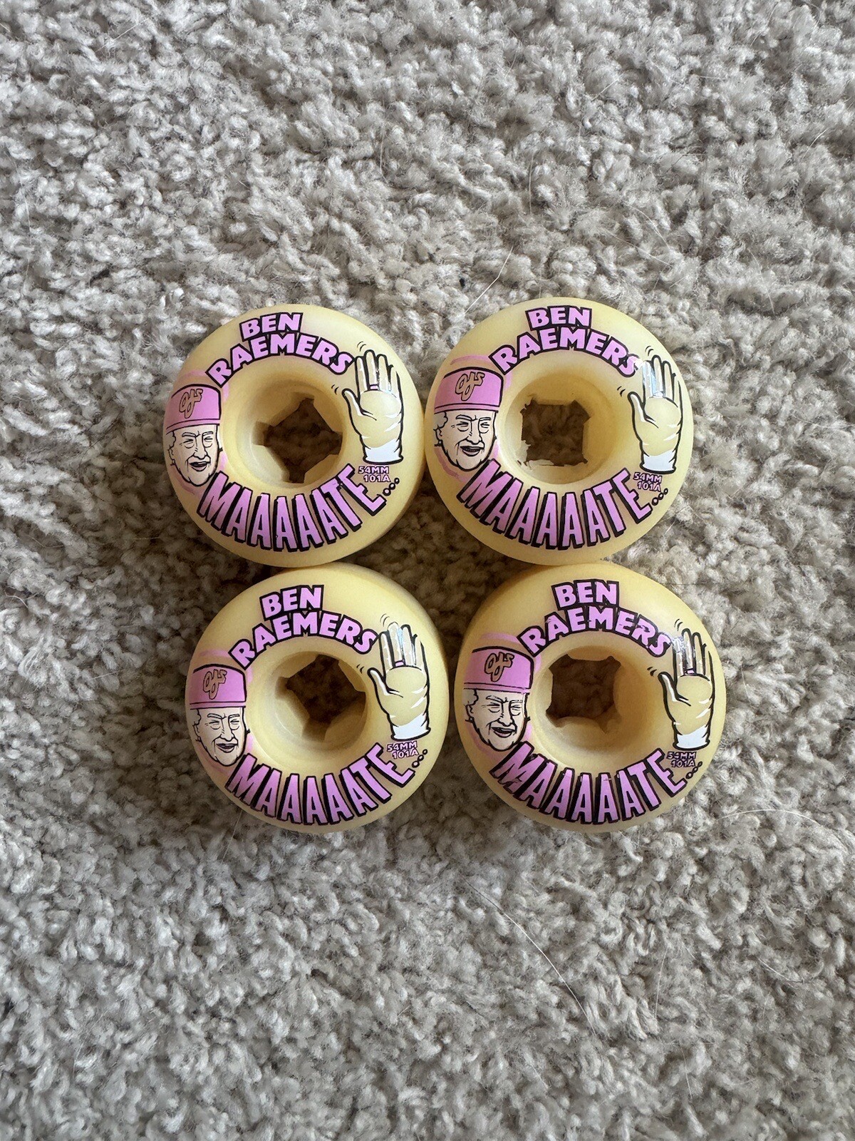 Ben Raemers Queen Of England OJ Skateboard Wheels New eBay