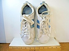 Dunlop Sport Women's Bowling Shoes White with Blue Stripes L52023CV Size 7