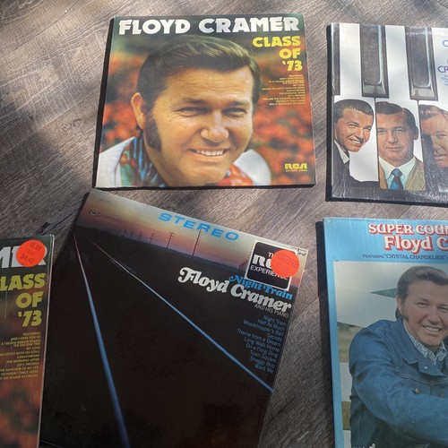 Floyd Cramer Record Lot: Super Country Hits, Spotlight On & At The Console Vinyl - Picture 6 of 6