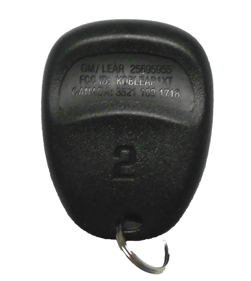 OEM 2001-2005 CADILLAC DEVILLE MANDO DE ENTRADA REMOTO SIN LLAVE #2 KOBLEAR1XT 25695955 Foto 2 de 4