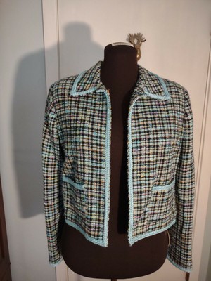women's medium multicolored jacket by Earl Rutenberg | eBay