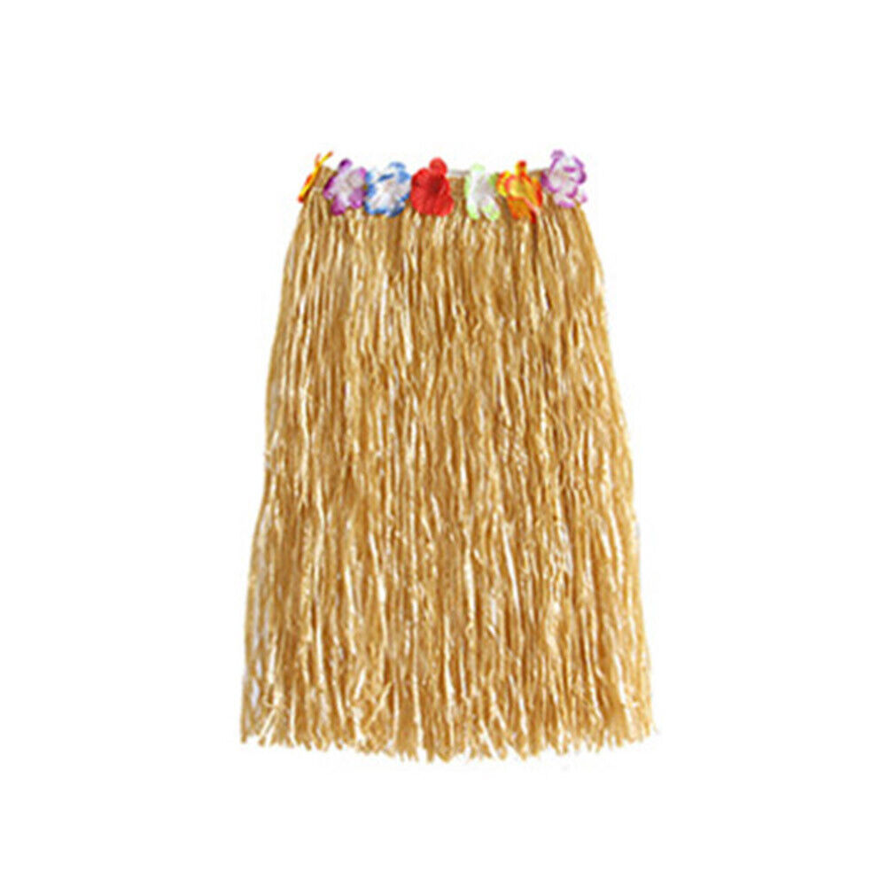 Grass Skirt Suit Party Dress Up Hawaiian Costume for Stage Beach ...
