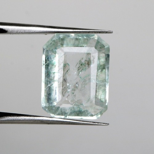 2.45 Carat Fantastic Natural Green Emerald Cut Loose Gemstone For Jewelry Making - Picture 2 of 7