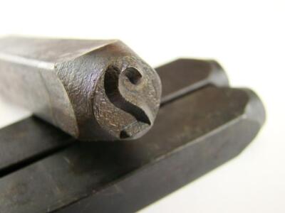 1/4'' Number ''2'' Stamp-Punch-Hand-Tool-Gold Bar-Silver-Trailer-Metal-Leather