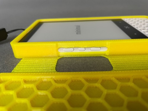 Minimal Phone Flip Case - Glow Yellow (3D Printed) - Zdjęcie 5 z 6