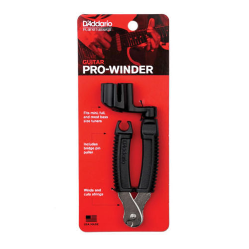 String winder + String Cutting Tool By D'Addario 'Pro winder' P/N: DP0002.  - Picture 1 of 6
