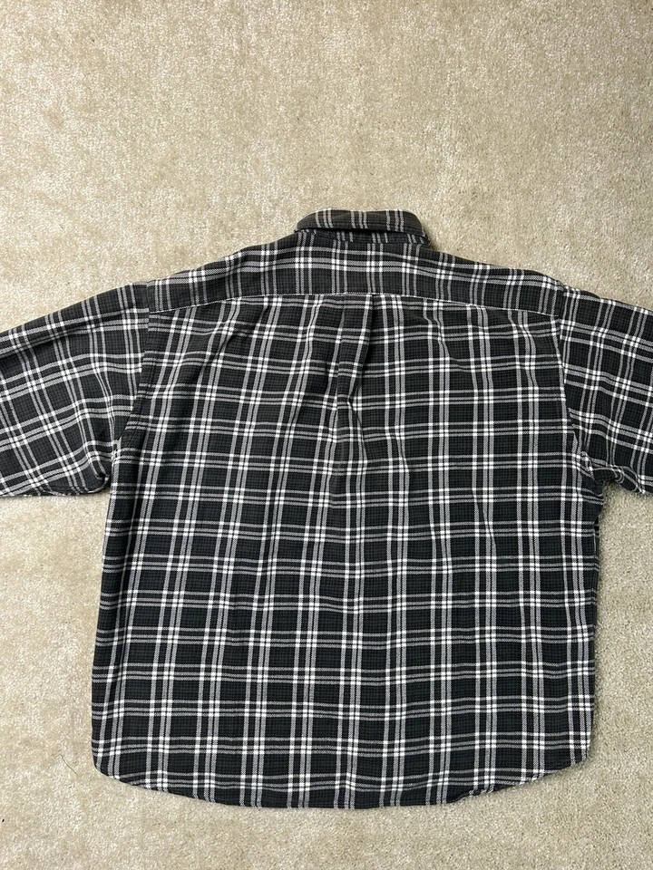 Рубашка спортивная мужская Ralph Lauren очень большая черная белая на пуговицах для улицы - Изображение 2 из 4