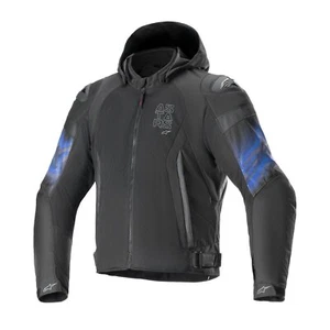 Alpinestar Zaca Air Venom WP Motorcycle Jacket Black Electric Blu