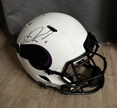 NFL Minnesota Vikings original Authentischer Football-Helm Unterschrift / Signed