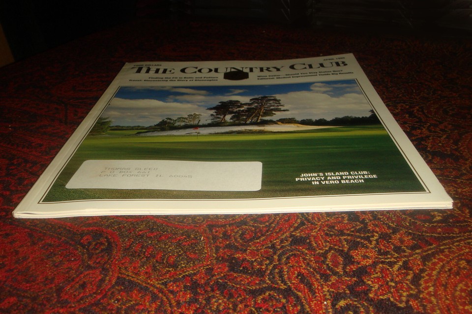 The Country Club GOLF magazine April 1995 JOHN'S ISLAND Vero Beach
