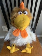 Rare Silly Puppets 18" Roster Bird Plush Stuffed Animal Puppet full body