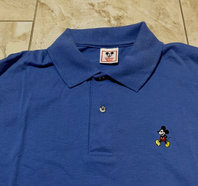 Vintage Disney Wear Mickey Mouse Polo Shirt Size Men’s XL eBay