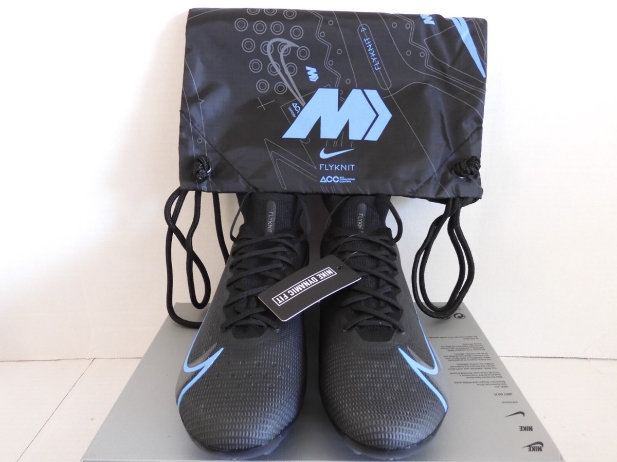 Nike Mercurial Superfly 8 Elite Fg Black-Black-Iron Grey Sz  display picture 1