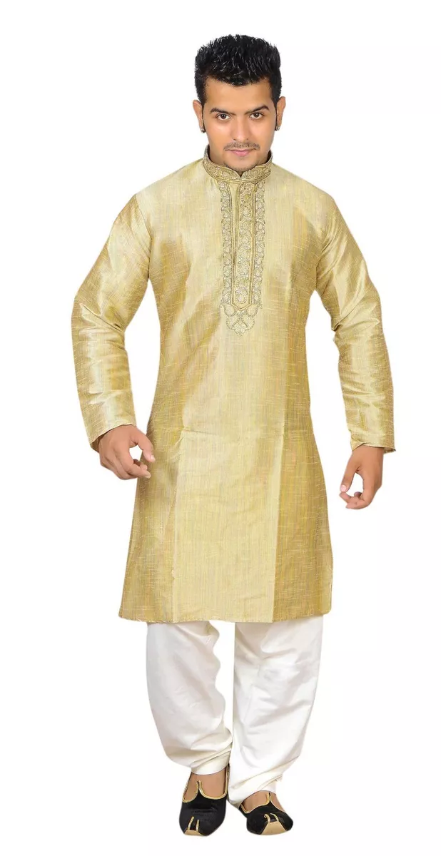 Men s Kurta Shalwar Kameez Pyjama Sherwani Wedding Party Wear