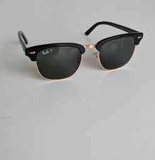 Ray-Ban Sunglasses  Gloss Black Polarised Clubmaster RB3016 901/58 2026 Season