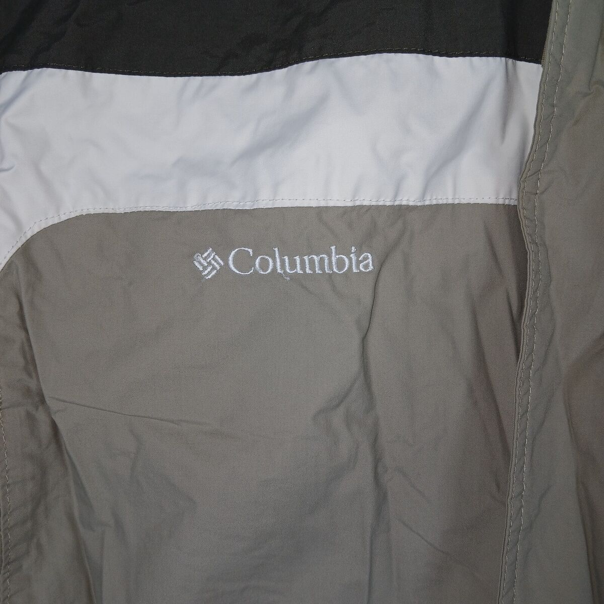 Columbia Core Interchange Jacket Men Large Tall Tan/Olive Columbia Core Interchange Jacket Men Large Tall Tan/Olive