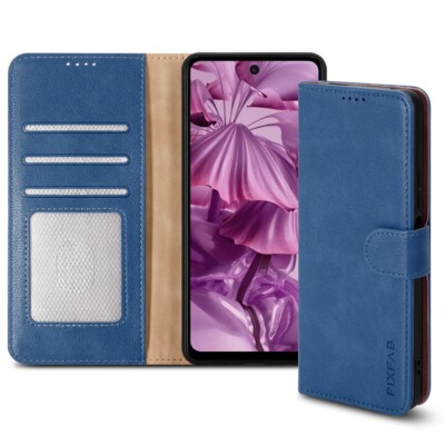 Hülle für HMD Pulse Pro/Pulse+ Plus, Leder Brieftasche RFID Karte ID Flip Handy Cover