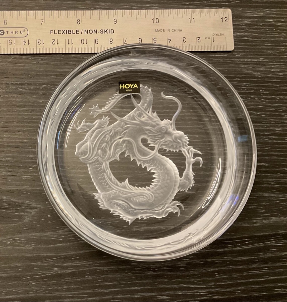 葉巻 愛煙家の方に HOYA クリスタルガラス 灰皿