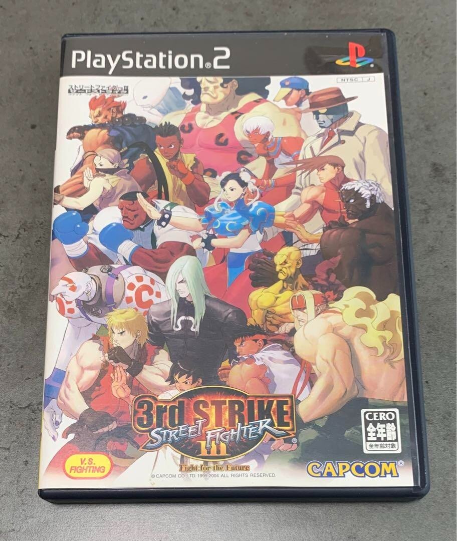 Street Fighter III 3 3rd STRIKE PS2 CAPCOM SONY PlayStation