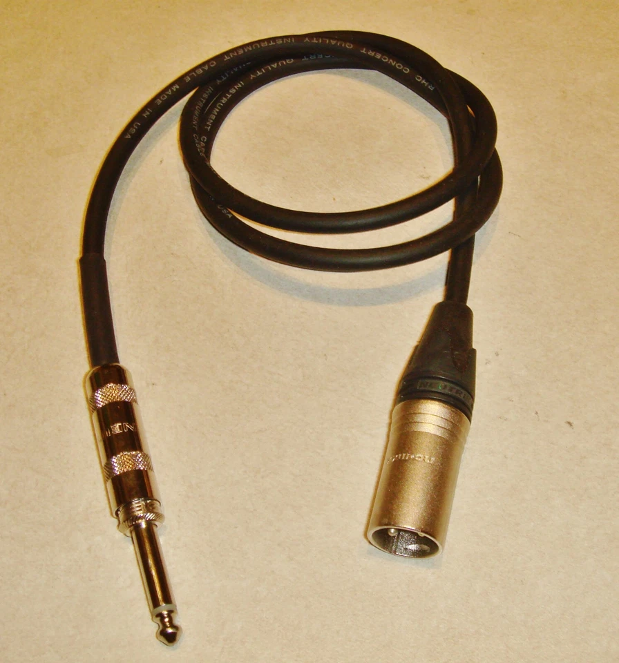 3ft  Neutrik  RHC Concert Quality instrument  Cable made in USA - Image 2 of 4