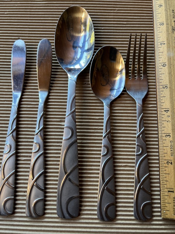 Cambridge CONQUEST Stainless Forks Knives Spoons Lot of 5