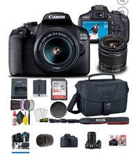 Canon EOS 2000D / Rebel T7 DSLRCamera with 18-55mm Lens