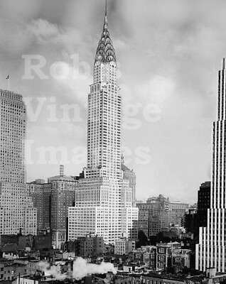 New York City photo Skyscraper Chrysler Building Art Deco era 1930s